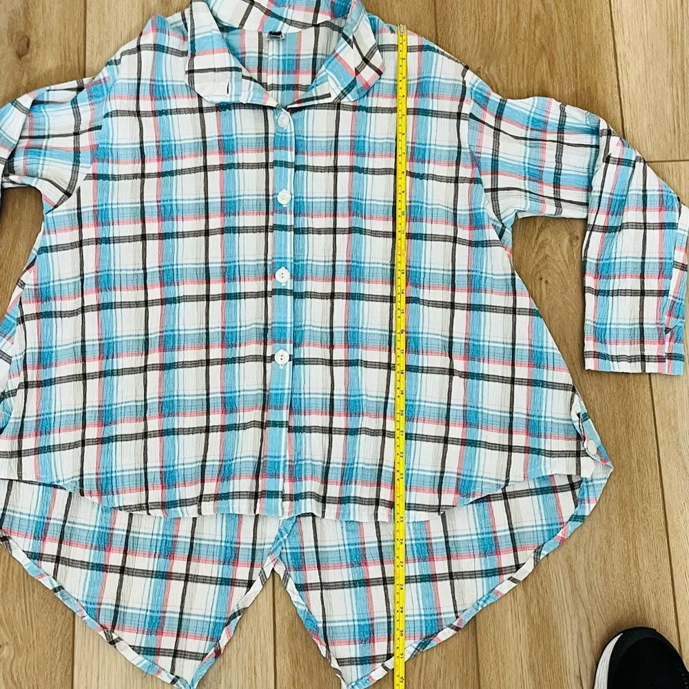 Dress to Kill Plaid Angled Shirt